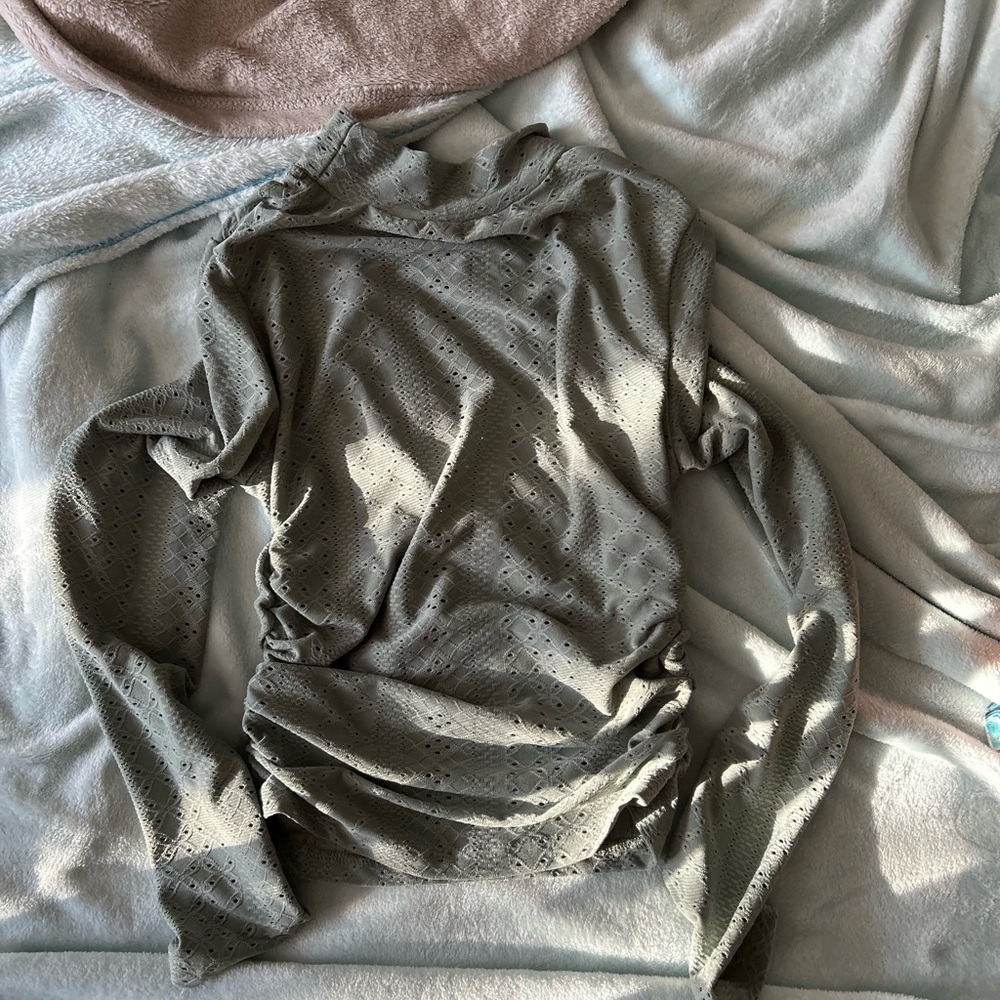 Long sleeve cinched shirt from SHEIN. Never worn